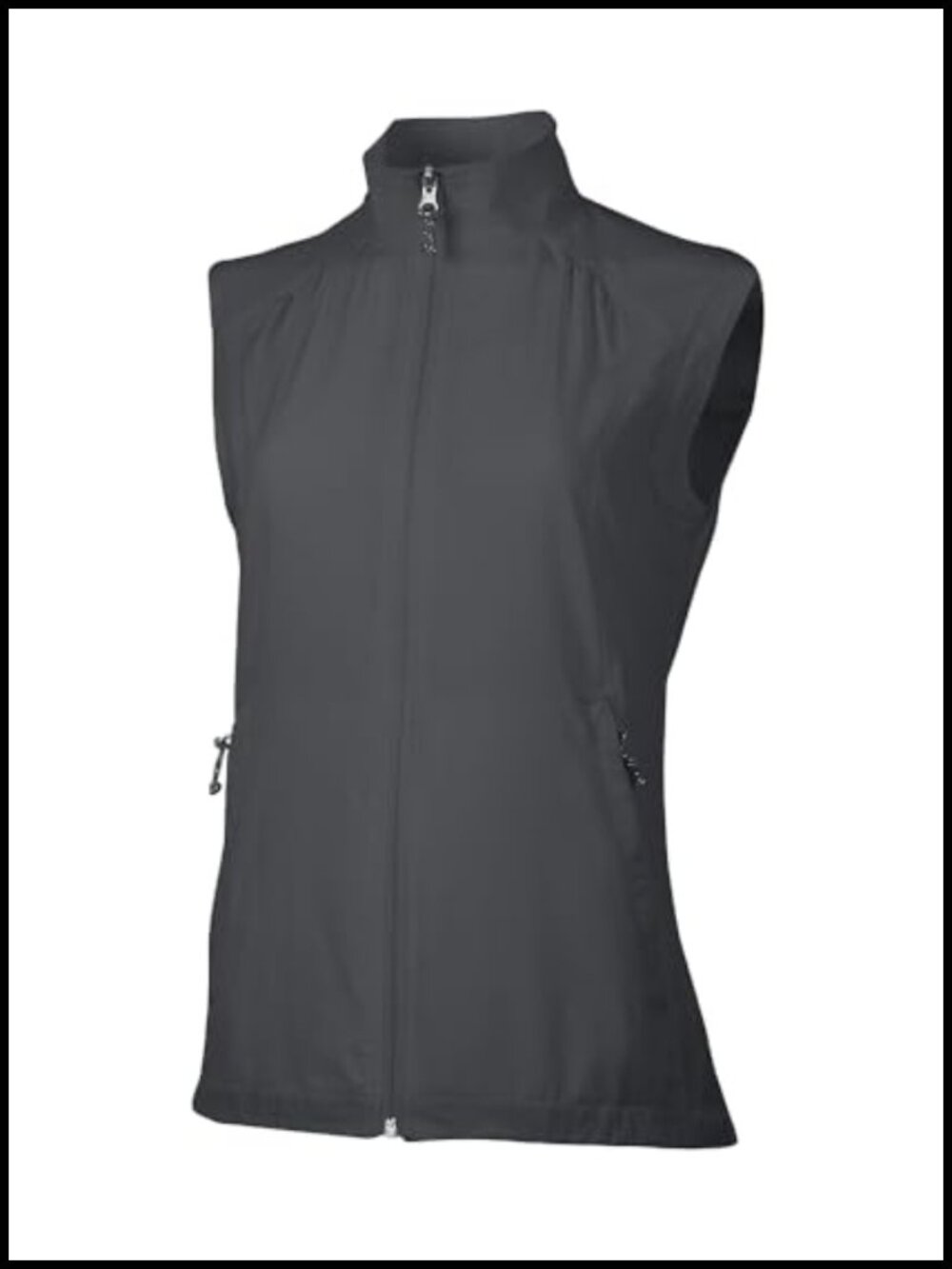 Packable Full Zip 4-Way Stretch Active Vest Casual Travel - Picture 2 of 4
